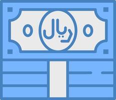 Riyal Crystal Clear Object vector