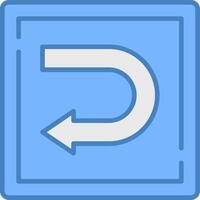 Undo Streamlined Mark vector
