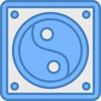 Yin Yang Smooth Web Graphic vector