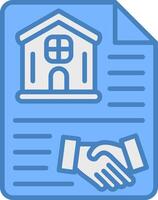 Agreement Modern Shape Pattern vector