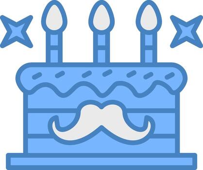 Cake Simple Frame Object vector
