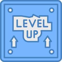 Level Up Sharp Tech Symbol vector