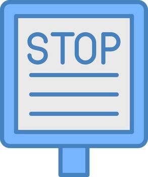 detener sencillo visual módulo vector