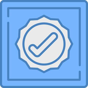 Confirmation Optimized Icon Feature vector