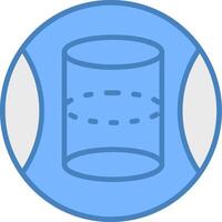 Cylinder Core UI Symbol vector