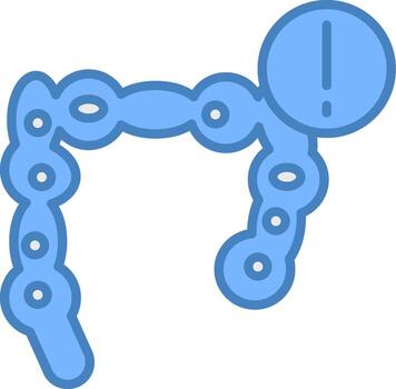 Large Intestine User Interface Mark vector