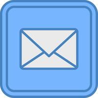 Mail Geometric Icon Piece vector