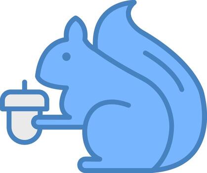 Squirrel Refined Pattern vector