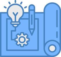 Blueprint Solid UX Block vector