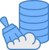 Data Cleansing Responsive Web Emblem vector