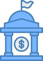 Government Building Creative Design Token vector