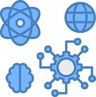 Automated Futuristic UI Element vector