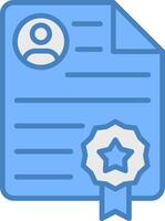 Certification Simple Frame Object vector