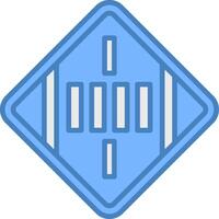 Crosswalk Universal Visual Symbol vector