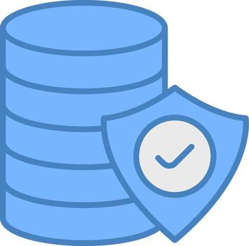 Data Security Soft Tone Object vector