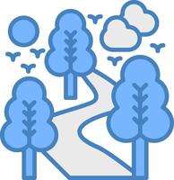Forest Seamless Interface Block vector