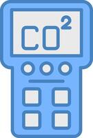 Gas Detector Modern Visual Asset vector