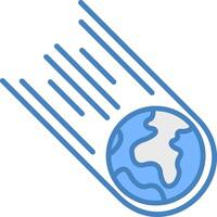 Meteorite Highlighted Badge Graphic vector