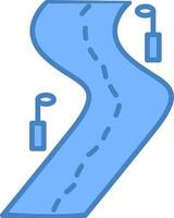 Road Ultra Thin Mark vector