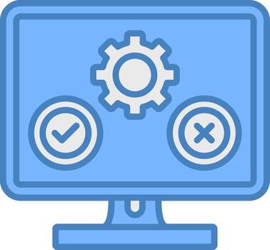 Software Testing Creative Design Token vector