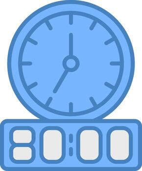 Timer Contrast UI Module vector