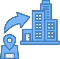 Land Compact Icon Fragment vector
