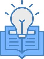 Knowledge Light Mode Badge vector