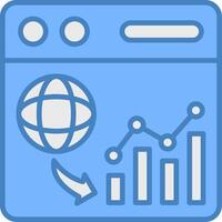Web Analytics Streamlined Mark vector