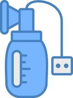 Breast Pump Dynamic App Module vector