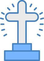 Christianity High-Tech UX Unit vector