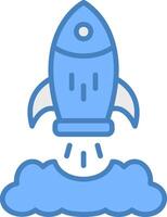 Launch Geometric Icon Piece vector