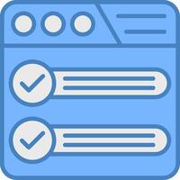 Tick Boxes Crystal Clear Object vector
