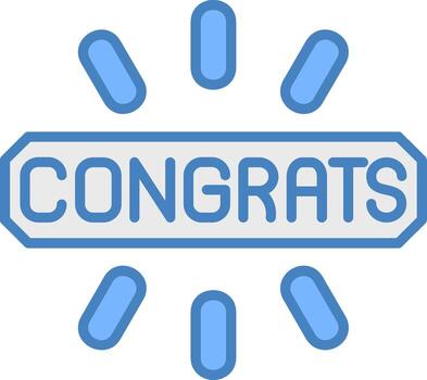 Congrats Sleek Web Pattern vector