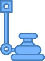 Floor Polisher Sharp Tech Symbol vector