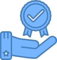 Quality Assurance Streamlined Mark vector