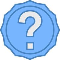 Question Digital Core Piece vector