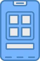 Smartphone Simple Visual Module vector