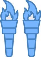 Torch Soft Tone Object vector