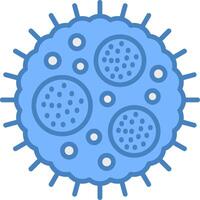 Virus Vibrant Web Token vector