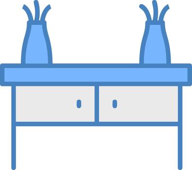 Console Table Conceptual App Symbol vector