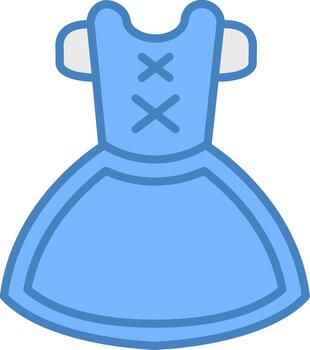 falda acampanada dinámica aplicación módulo vector