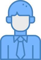 Employee Iconic Grid Pattern vector