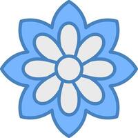 Morning Glory Solid Badge Object vector