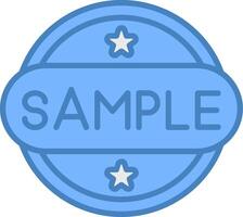 Sample Tech Badge Concept vector
