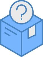 Unboxing Cool Tone Object vector