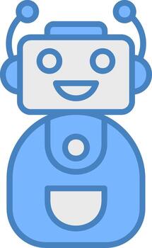 Bot User Interface Mark vector