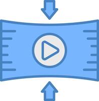 Compression Flat Design Token vector