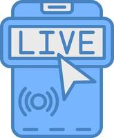 Live Artistic UI Stamp vector