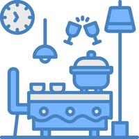 Buffet Highlighted Badge Graphic vector