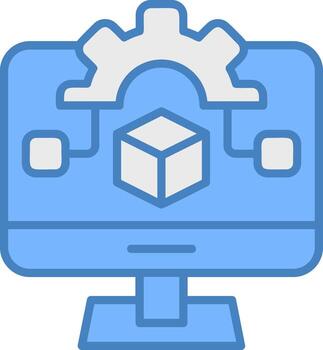 Algorithm Modern Grid Sketch vector